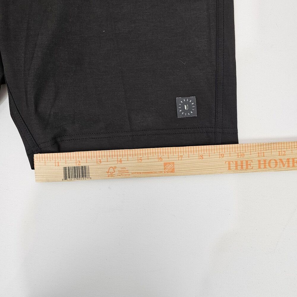 Linksoul Boardwalker Shorts Mens 35 Black Boardshorts Land And Sea 6 Pockets - Picture 11 of 13